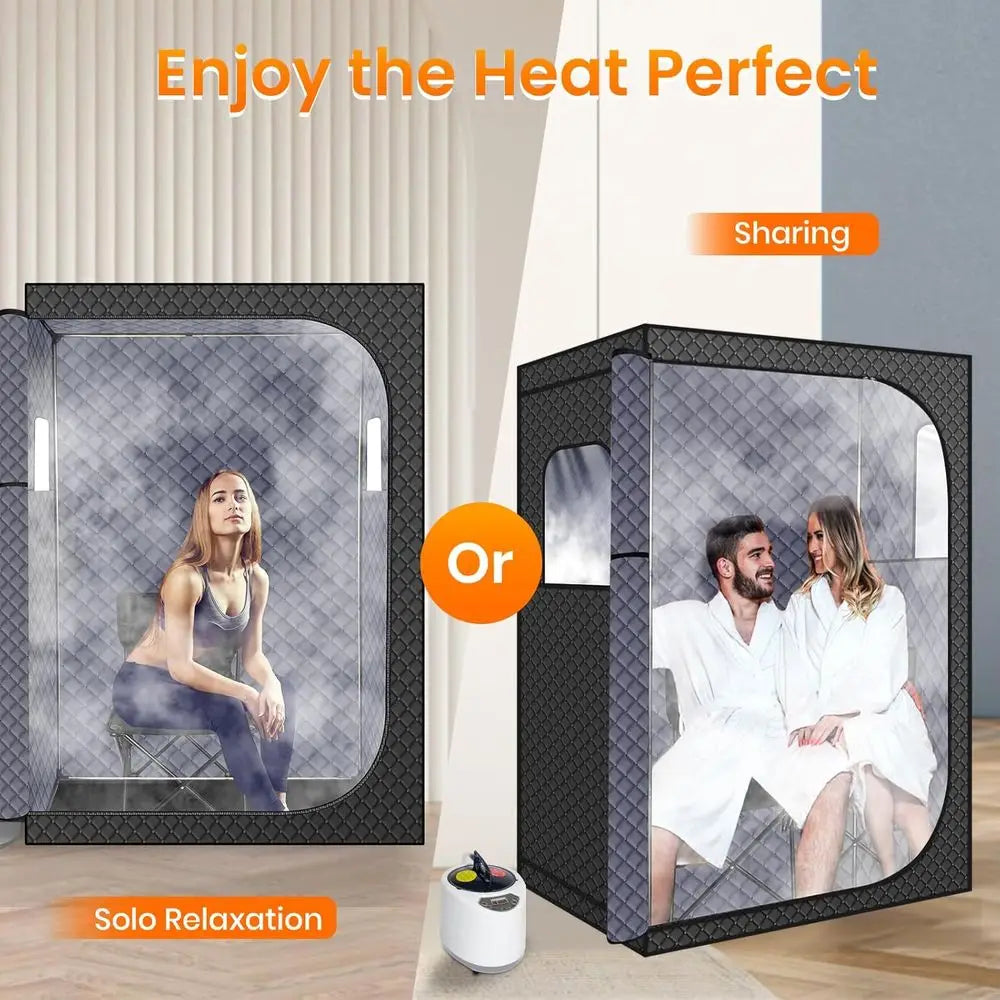 Full Body Portable Personal Sauna For Home Spa Two Person