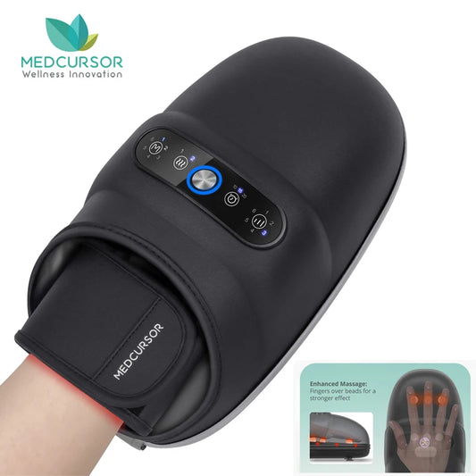 Medcursor Wireless Hand Massager With Air Compression Palm Acupoint Arthritis