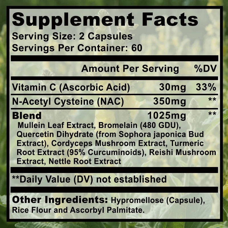 Airboy Lung Cleansing Detoxification Supplement for Respiratory Health