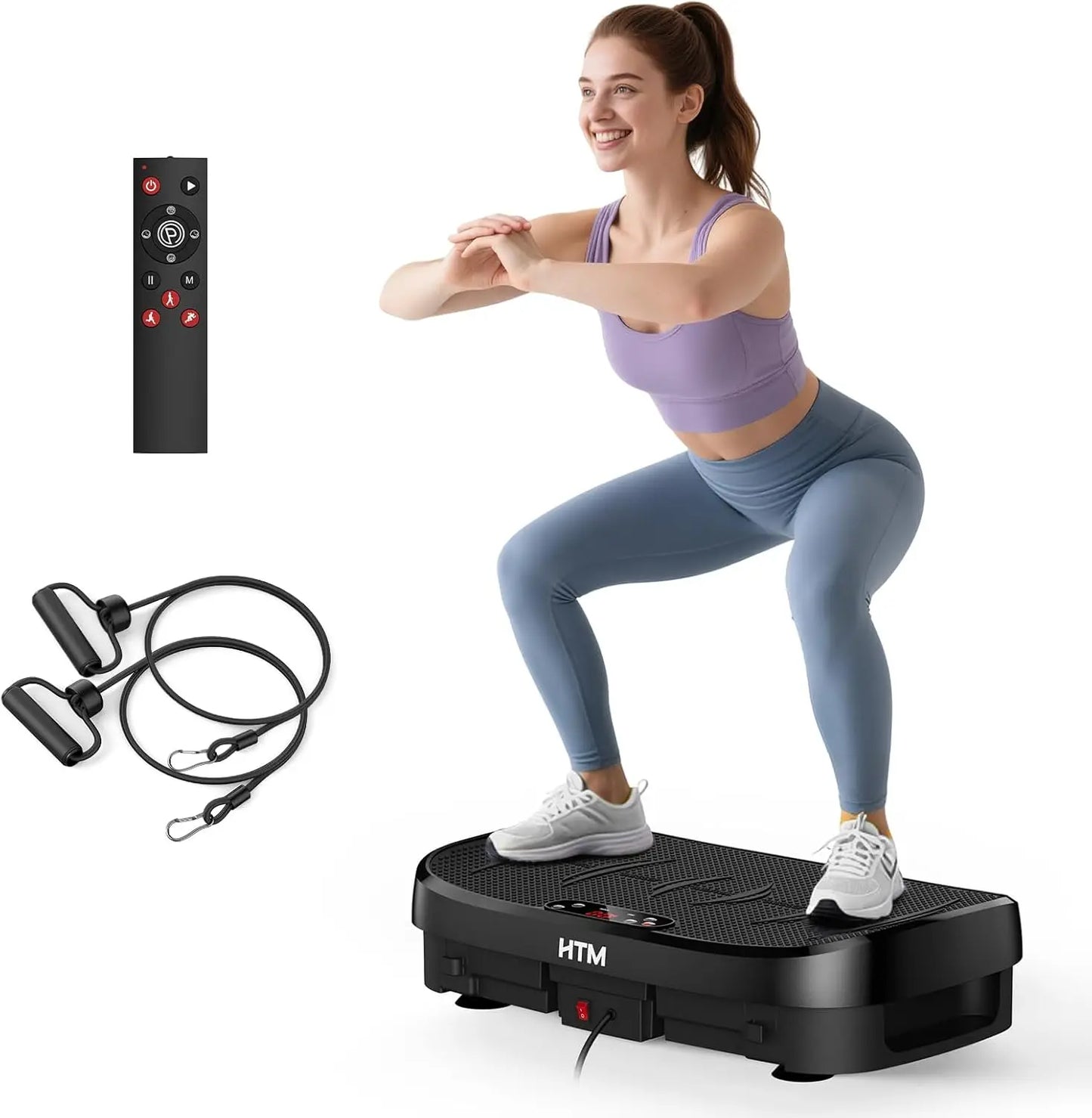 HTM Vibration Plate Fitness Multi Function Vibration Trainer