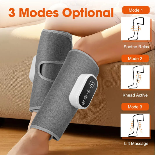 PASTSKY 360Deg 3Mode Air Pressure Calf Massager Wireless Leg Massage