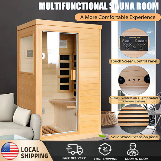 100 Original Innovative Brand Infrared Sauna Room Carbon Crystal Heating