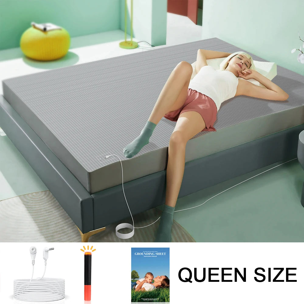 NONECN Astarexin Earthing Grounding Fitted Sheet Organic Cotton