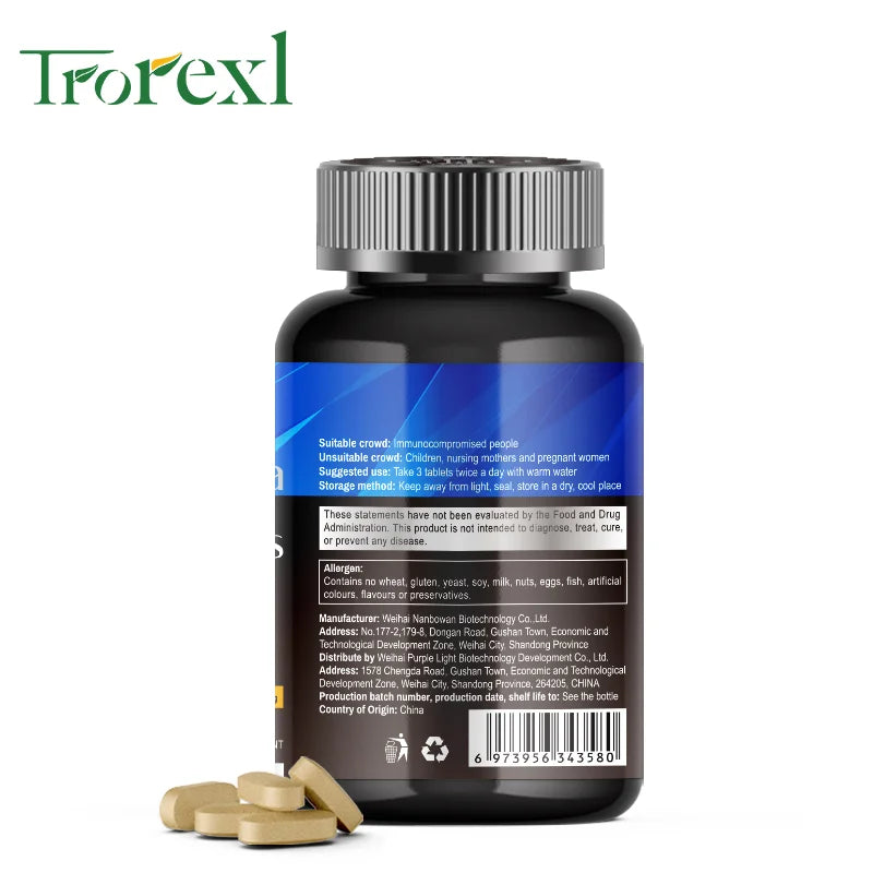 HABUMAM Organic Ashwagandha and Maca Pills for Health