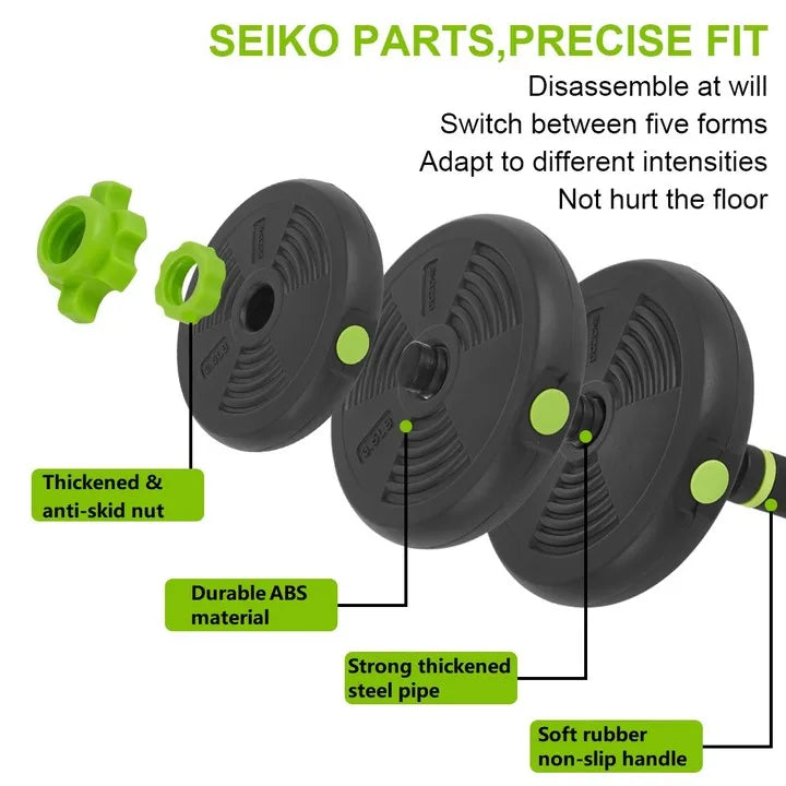 TWISTER.CK Adjustable Dumbbells Set With Connector 4 In 1