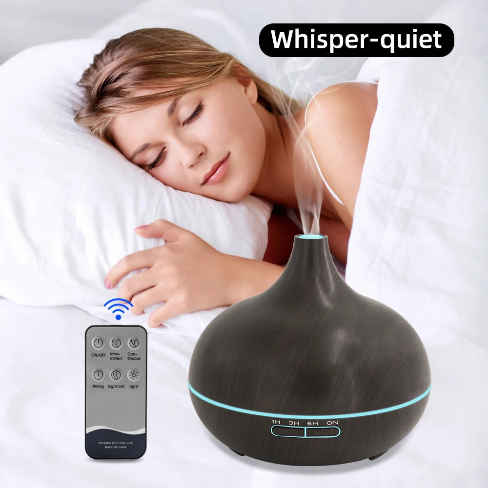 LISM Aromatherapy Diffuser Gift Set With 7Color LED Mood Lights