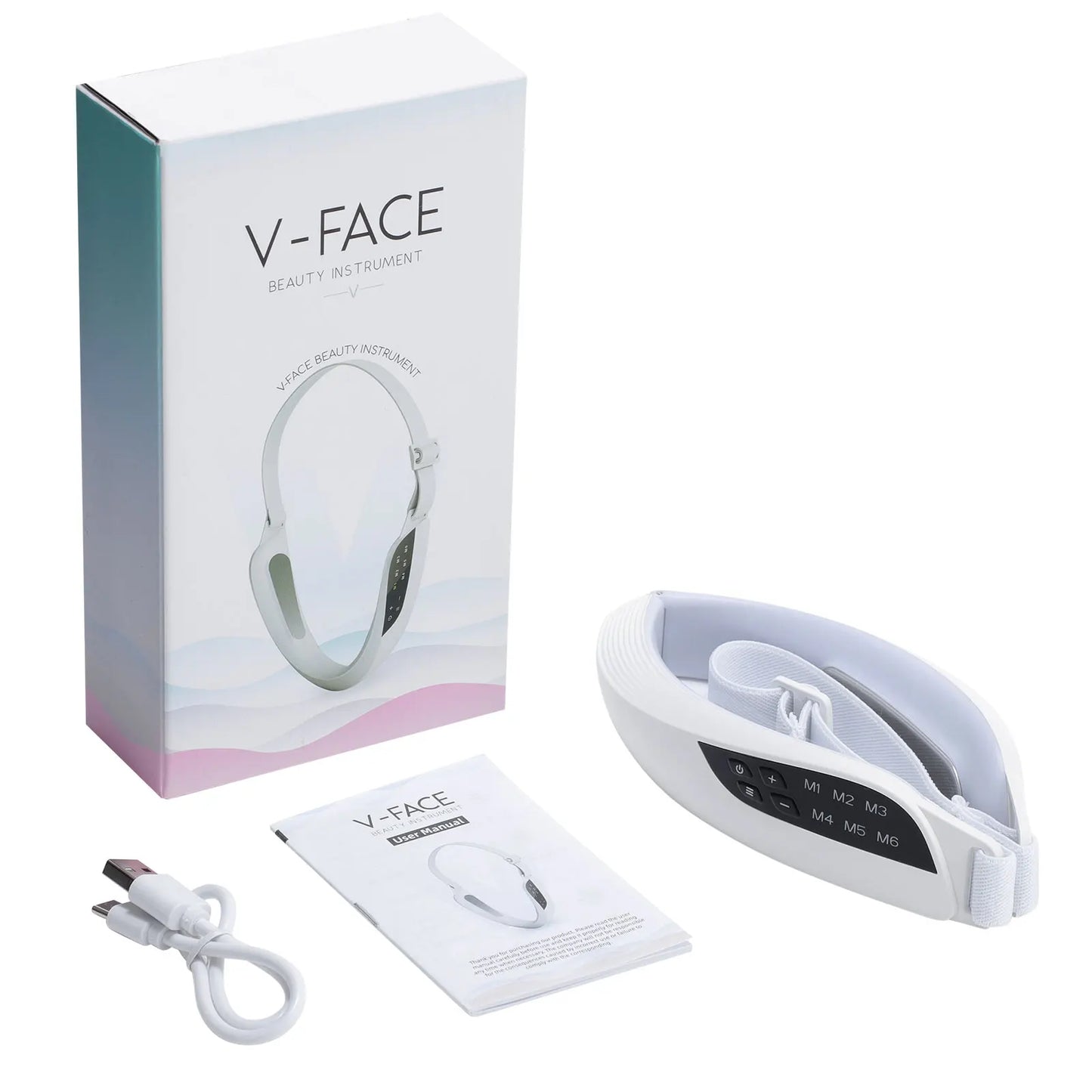 PASTSKY V Face Lifting EMS Microcurrent Facial Massager Pro
