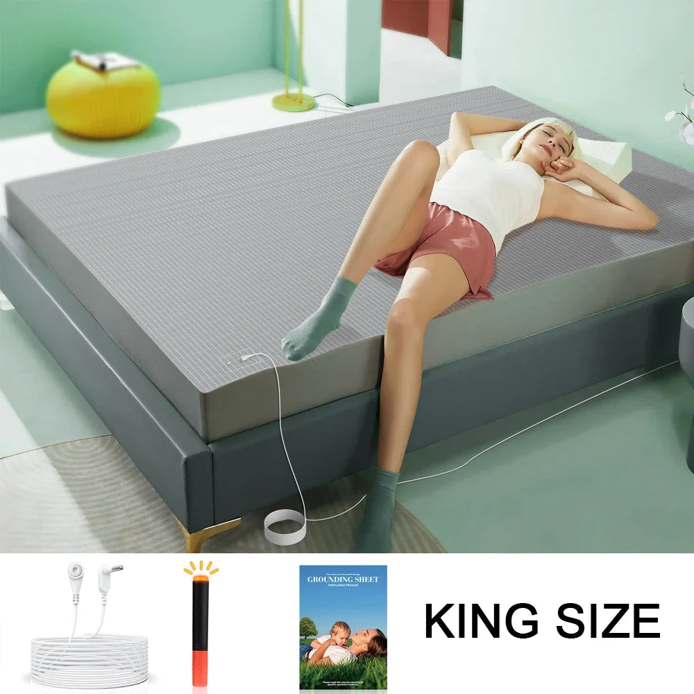 NONECN Astarexin Earthing Fitted Sheet Organic Cotton