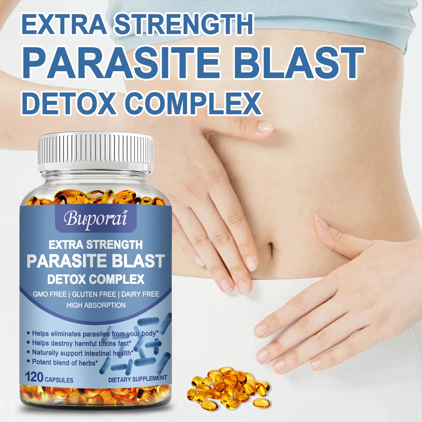 Airboy Parasite Blast Detox Complex For Digestive Cleanse