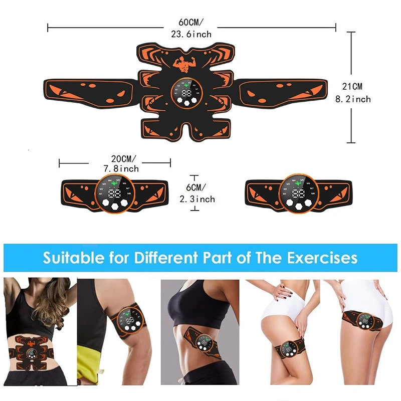 YUKU Smart Ab Stimulator EMS Fitness Massager Men And Women