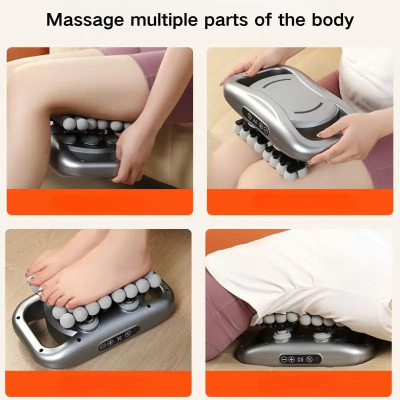 42-Head Massage Gun With LED Display And 9 Speed Modes