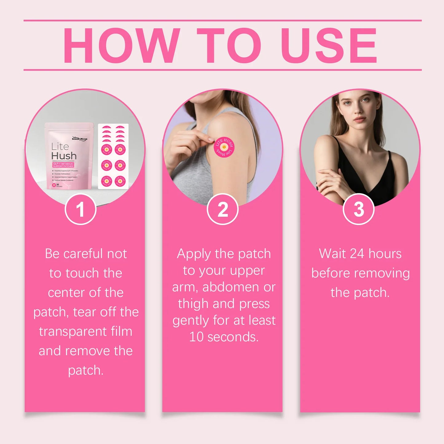 GLP-1 Nano Patch for Body Care and Skin Contouring