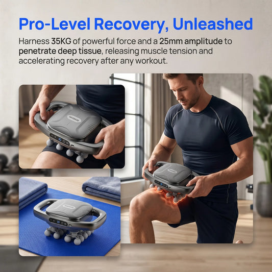LAYQJUE Fascia Massage Gun Cordless Handheld Deep Tissue Muscle Massage