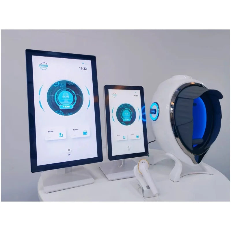 BOMPC Portable 3D AI Skin Analyzer UV RGB Facial Scanner