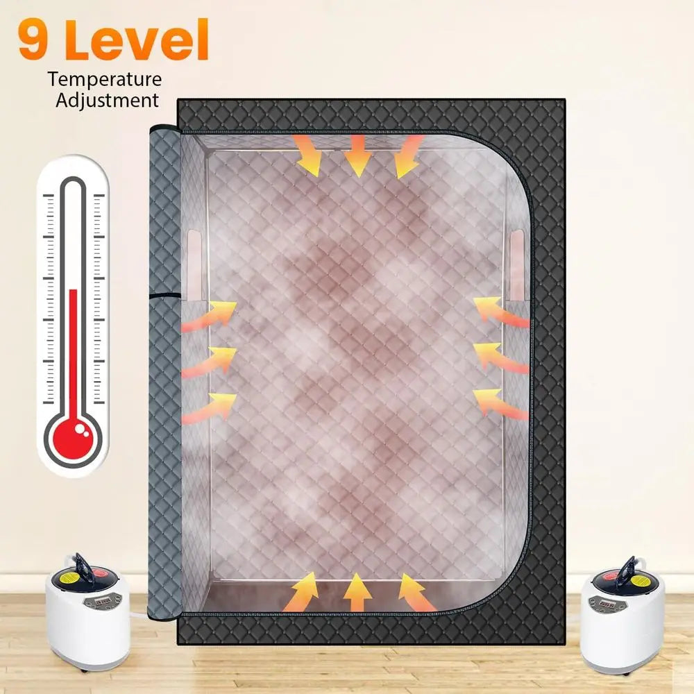 Full Body Portable Personal Sauna For Home Spa Two Person