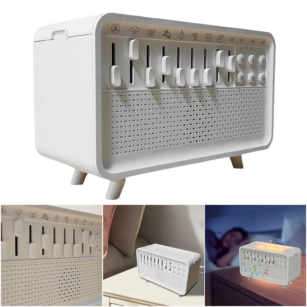 Alloet Noise Machine Humidifier Diffuser With 8 Nature Sounds