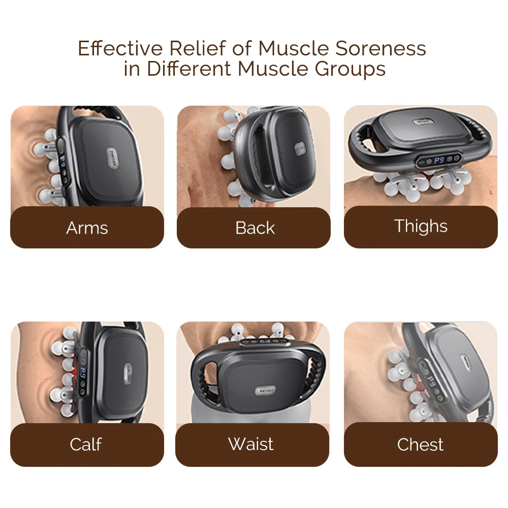 Foreverlily 22-Head Fascia Gun High Frequency Massage Device