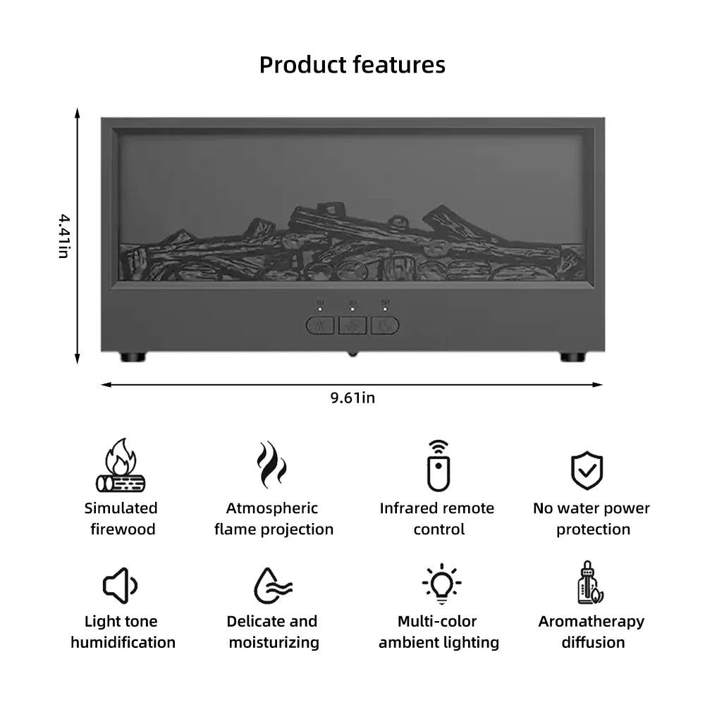 LISM Aromatherapy Diffuser Gift Set With 7Color LED Mood Lights