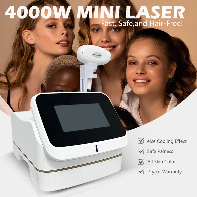 Emsnova Mini Portable Laser Hair Removal Device 4 Waves