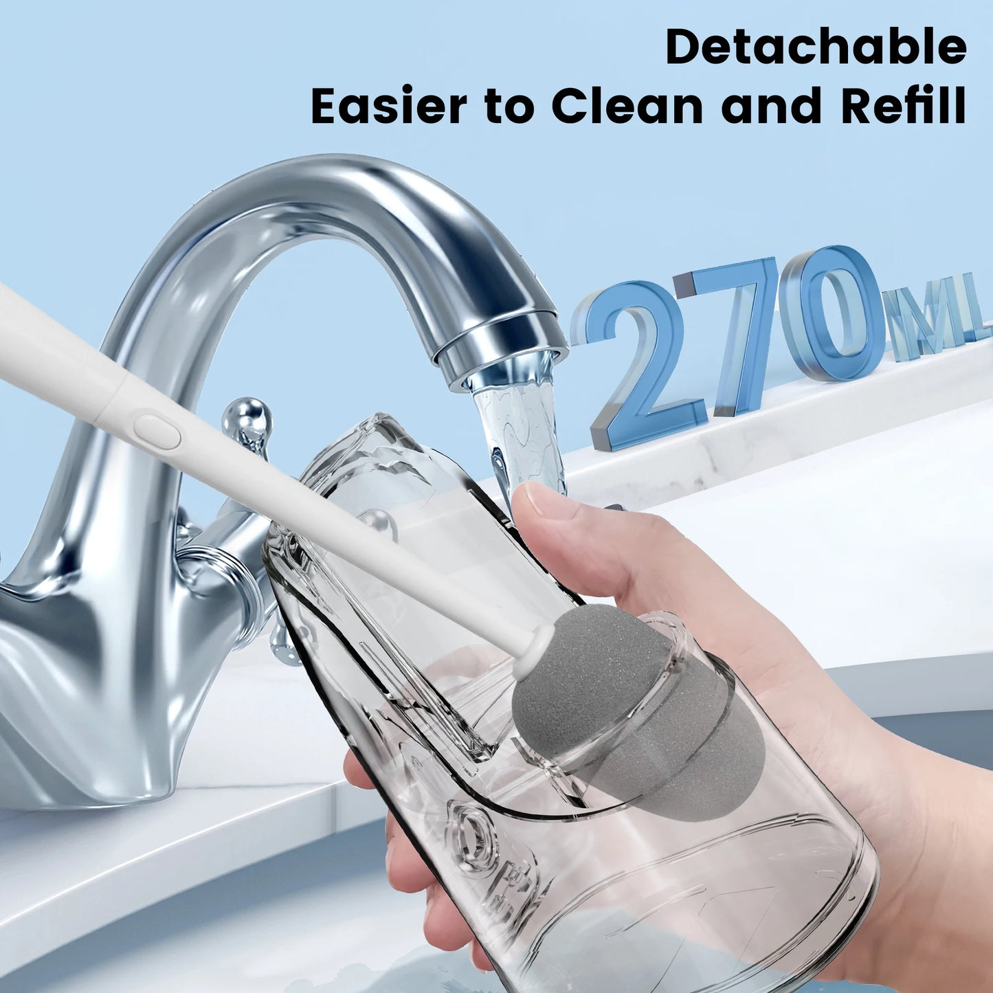 Sejoy Water Flosser 5-Mode Portable Oral Irrigator With Jet Tips